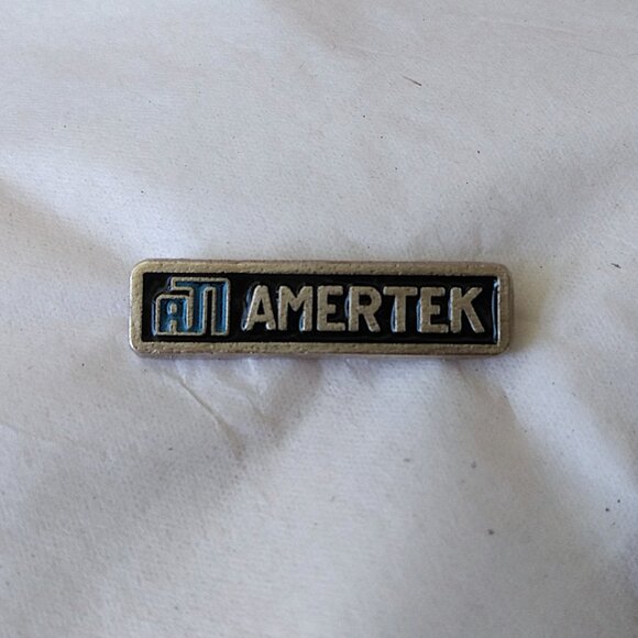Vintage AMERTEK Lapel Hat Pin Enamel Fire Truck Airport Military Collectible - Picture 10 of 11